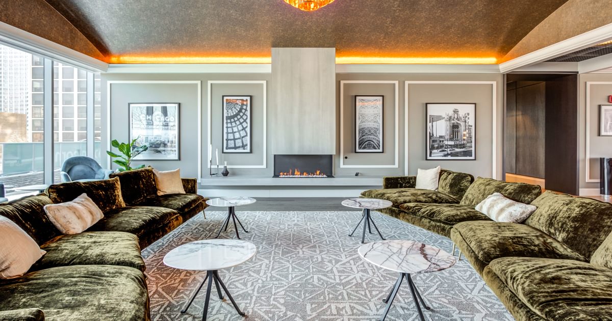 Eight Eleven Uptown amenity space - Chicago, IL